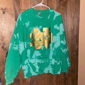 Notre Dame Green/Gold Sweatshirt